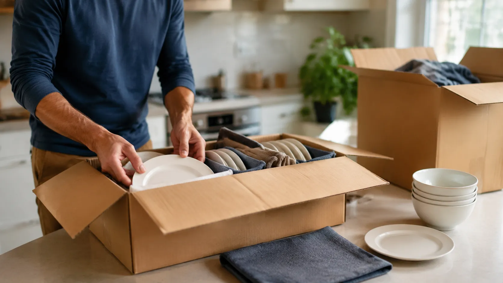 PackingdishesformovingwithoutpapernVR PackingdishesformovingwithoutpapernVR